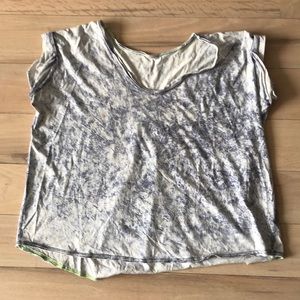 Comfy distressed & oversized tee